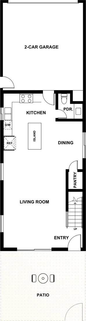 The Zenith first floor plan