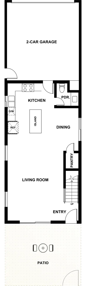 The Zenith first floor plan
