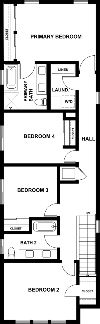 The Zenith second floor plan