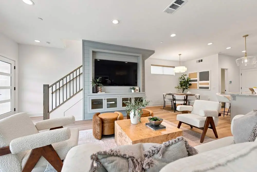 Living room in The Meridian