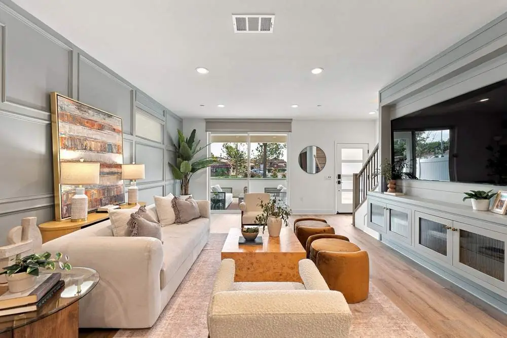 Living room in The Meridian