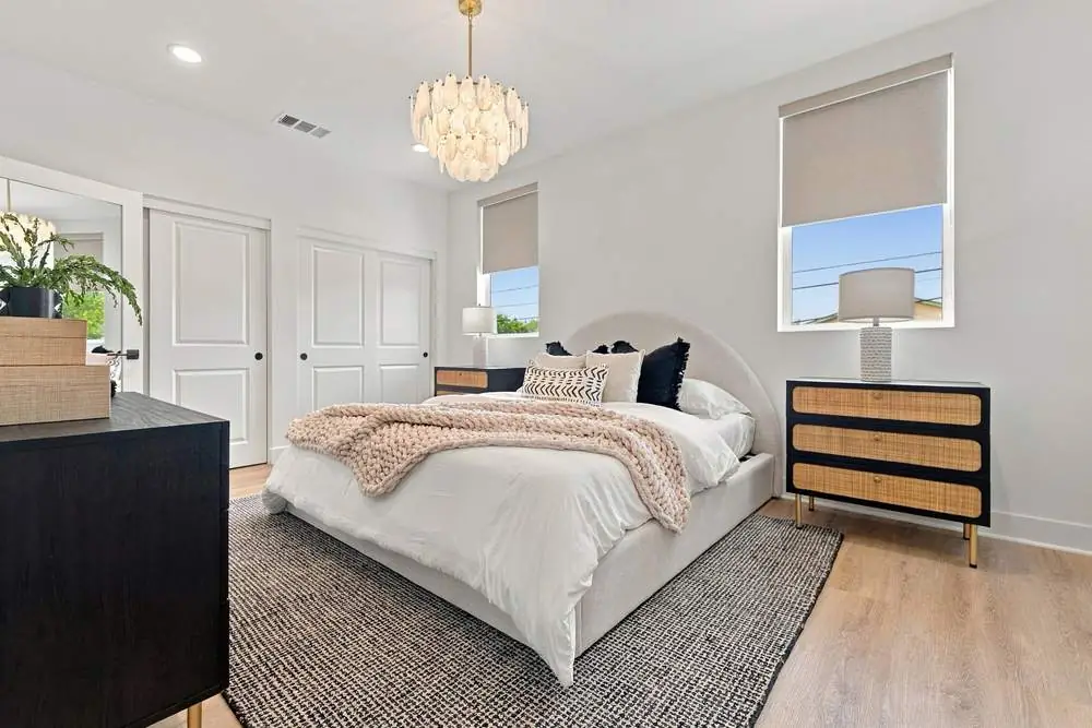 Primary bedroom in The Zenith