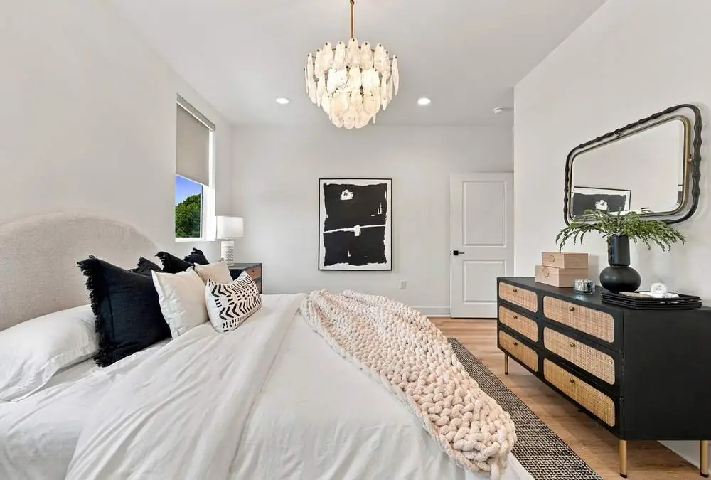 Primary bedroom in The Zenith