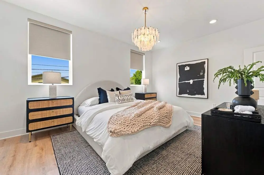 Primary bedroom in The Zenith