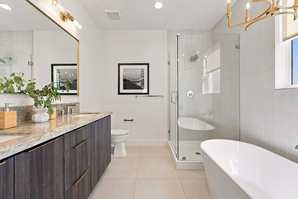Primary bathroom in The Zenith